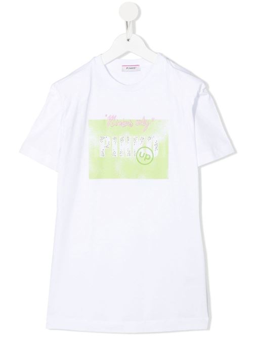 T-shirt con stampa sul davanti PINKO Kids | 030030002/32